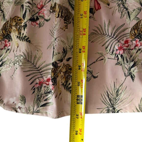 Robert Louis Pink Tiger Print Dress Size L - Picture 12 of 12
